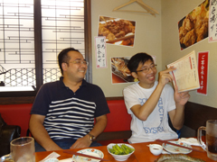  Sun先生,Liu君,Wanさん,Xianguangさん歓送迎会　画像1