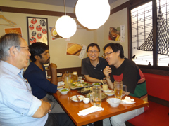  Sun先生,Liu君,Wanさん,Xianguangさん歓送迎会　画像2