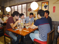  Sun先生,Liu君,Wanさん,Xianguangさん歓送迎会　画像3